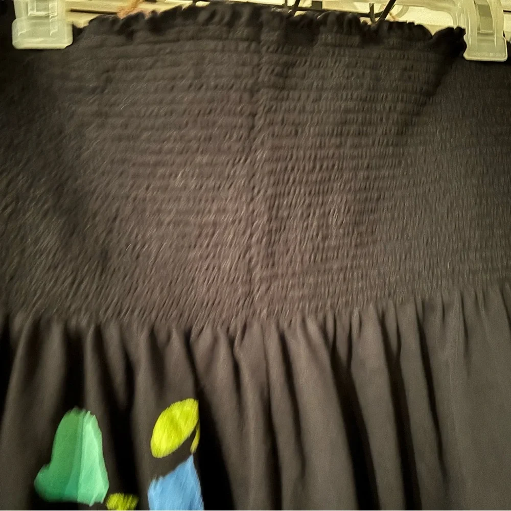 Floral Black cover up dress - Picture 3 of 4